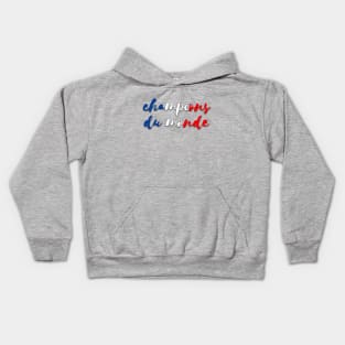 Champions du monde France World Cup Kids Hoodie